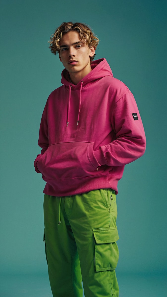 Models wearing everyday clothing